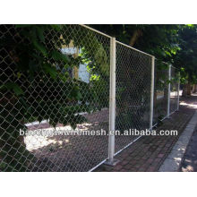 PVC coated used chain link fence with posts
